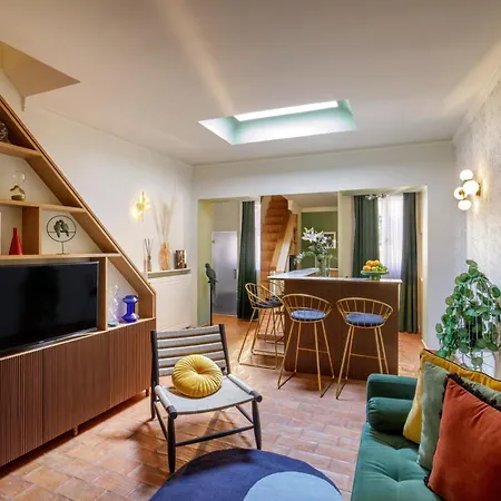 Rooftop Boho Loft Spanish Steps Appartement